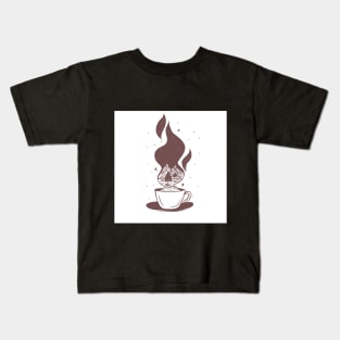 mountain coffee Kids T-Shirt